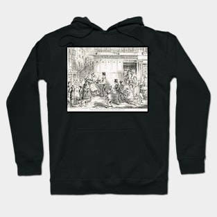 Fetching home the Christmas Dinner 1848 Hoodie